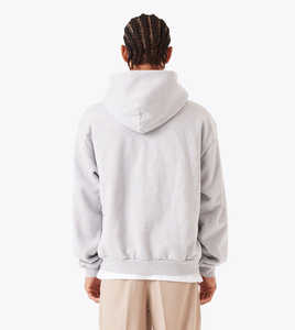 Jersey cómodo para hombre Sudadera con capucha de moda de estilo europeo de gran tamaño 100% algodón usado con bordado personalizado - Product Image 2