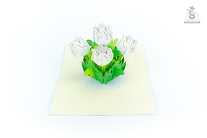 Super Sale Handicraft 3D Pop-up Greeting <b>Card</b> Flower and Tree Shape in Floral Design Gift <b>Card</b> <b>Made</b> of Paper - Product Image 4