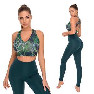 Women Seamless Sports Set Top & Leggings with Sport Bra <b>Yoga</b>, <b>Pilates</b>, Gymnastics, Pole Dance, Workout Bodysuit Activewear - Product Image 1