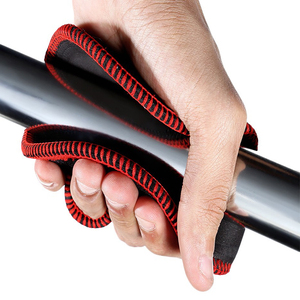 Sangles de poignet de gymnastique avec coussin de levage à la main en néoprène respirant léger sans doigts unisexe pour l'haltérophilie - Product Image 5