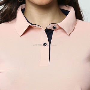 Fit2Fight <b>Polo</b> T-<b>Shirts</b> Custom 100% Cotton Summer Short Sleeve <b>Shirts</b> with Embroidery-Logo Fashionable <b>Ladies</b> <b>Polos</b> - Product Image 5