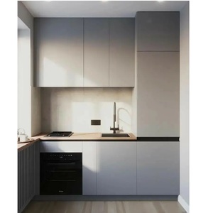 OEM Modular moderno estilo americano al aire libre gabinetes de cocina de acrílico Multicolor de madera MFC MDF carcasa muebles para el hogar - Product Image 4