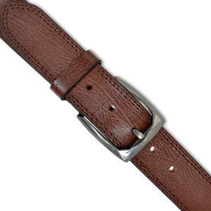 Ceinture en cuir décontracté Grain Hide pour hommes - Product Image 4