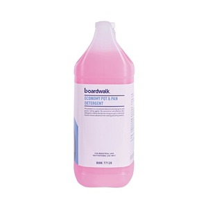 Detergente líquido industrial para ollas y sartenes Boardwalk de 1 galón, 4/caja - Product Image 3