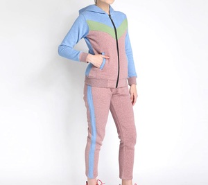 Slim Fit Plain Private Label Streetwear 100% algodón mujeres chándales Venta caliente pulóver moda al aire libre mujeres chándal - Product Image 2