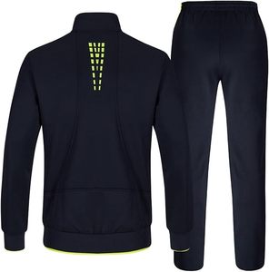 Survêtements pour hommes, ensembles de survêtements pour hommes, survêtements décontractés à 2 pièces, ensembles de jogging athlétiques, ensembles de survêtement à fermeture éclair intégrale - Product Image 2