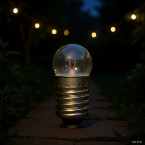 Paquete de 10 Lámparas Esféricas para Exteriores con Base E10, 2.5 Voltios, 0.50 Watts, 24mm, Transparentes, VPE 10 - Product Image 3