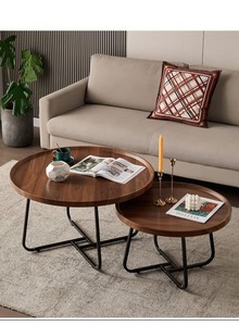 2025อะลูมิเนียมโมเดิร์นเป็นมิตรต่อสิ่งแวดล้อมพร้อมไฟสัญญาณทีวีหรูหราโต๊ะกาแฟ - Product Image 3