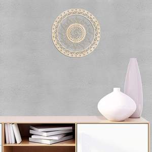 Mandala Wooden <b>Wall</b> Art Handcrafted Sacred Geometry Wood <b>Wall</b> Décor for Home & Meditation Space - Product Image 4