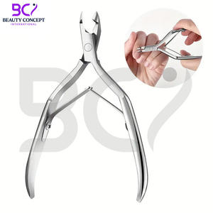 Coupe-cuticules en acier inoxydable à lame courbée, ouverture large pour l'élimination des peaux mortes, outil de manucure professionnel durable pour - Product Image 3