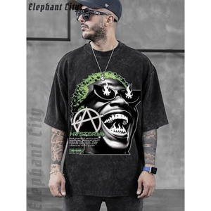 T-shirt de loisirs pour hommes et polo pour printemps/été imprimé standard en une couleur fabriqué en Chine - Product Image 1