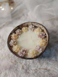 Velas de cáscara de coco artesanales Premium 2025 hechas a mano cera ecológica acabado brillante ambiente relajante juegos de regalo de turismo Cultural - Product Image 5