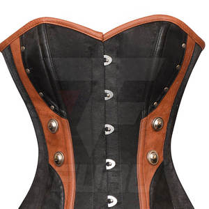 Women's Breathable Leather Corset <b>Waist</b> Cincher Bustier Top Shaping Body Corsets & Bustiers <b>for</b> Workout - Product Image 3