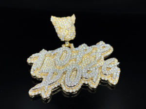 Joyería de Colgante Hip Hop de Acero Inoxidable de Lujo Personalizada con Diseño de Diamantes CZ - Product Image 2