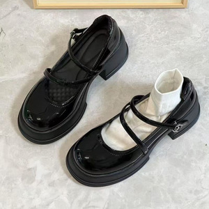 Sandalias de Tacón Alto de Moda para Mujer, de Alta Calidad, de Cuero Genuino, Versátiles, Cómodas e Informales - Product Image 2