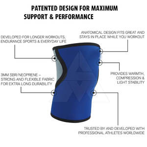 <b>Top</b> Selling Latest Design Knee Sleeves Wholesale Knee Sleeves Design Your Own Product Knee Sleeves - Product Image 5