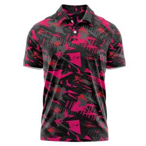 Polos de Golf de Algodón de Alta Calidad con Estampado Sublimado Personalizado, Antiarrugas, Bordados, de Secado Rápido y Absorción de Humedad - Product Image 2