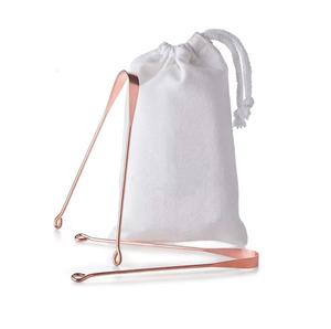 Durable Pure Copper U-Shaped Tongue Scraper Eco-Friendly Ayurvedic <b>Oral</b> Hygiene Cleaner Tool Modern Stylish Design for Fresh - Product Image 1