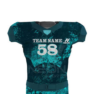 Uniforme de football américain sur mesure de haute qualité, respirant, best-seller - Product Image 3