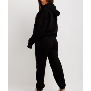 Chándal de lavado ácido de tasa de fábrica directa de moda de tendencia superior/chándal de lavado de ácido de Terry francés de peso pesado desgastado para mujer - Product Image 1