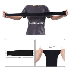 Manchons de bras en fibre de glace pour adultes, imprimés avec logo personnalisé, élastiques, respirants, protection solaire, pour activités sportives en extérieur - Product Image 6