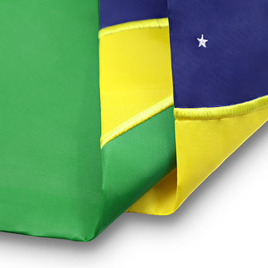 Drapeau Brésilien Personnalisé 3x5ft en Polyester 210D Brodé Style Volant pour Voiture, Utilisation Intérieure et Extérieure - Offre Spéciale - Product Image 3