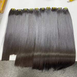 VQ Hair 100% Extensions de cheveux humains bruts donneur unique avec dentelle frontale du Vietnam pour femmes noires - Product Image 2