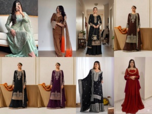 Salwar Kameez Tradicional Étnico de Seda, Ropa Casual de Boda para Todas las Temporadas - Product Image 3