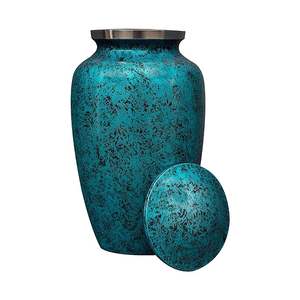Exporter of Superlative Quality Patina Green Aluminum Material Adults <b>Ashes</b> Collection Cremation <b>Urns</b> at Best Price - Product Image 3