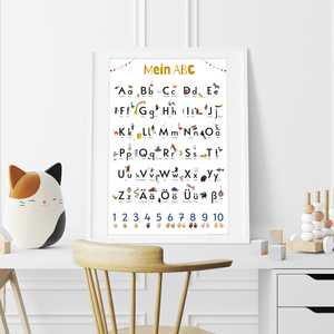 Affiche ABC au design moderne imprimée sur papier 170 g - Product Image 3