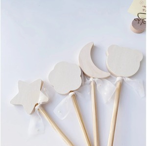 Étoile en bois et bâtons de lune ornements en bois naturel faits à la main pour la décoration de fête de noël et d'anniversaire décor de renne du Vietnam - Product Image 5