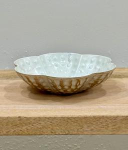 Tazón de vela de hierro con acabado blanco para relleno de cera, tarro decorativo Premium para centro de mesa de casa y uso de regalo - Product Image 1