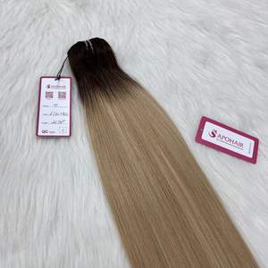Offre Spéciale naturel Remy cheveux trame Extensions cuticule aligné Balayage vague Style Double dessiné lâche vague profonde perruques - Product Image 5