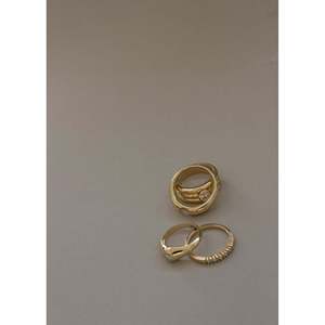 14k Solid Gold Round Signet Diamond <b>Ring</b> Romantic <b>Dainty</b> Style with 8mm Width Rhodium Plated Yellow Gold Everyday Wear - Product Image 6