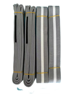 Cinturón de Jiujitsu brasileño, tela de poliéster/algodón, cinturón duradero ligero, cinturón de Karate con etiqueta OEM personalizada con rayas de Color BJJ - Product Image 5