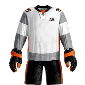 Uniformes de Hockey sobre Hielo de Alta Calidad con Nombre, Número y Logotipo Personalizados - Ecológicos, 100% Poliéster para Clubes y Ligas - Product Image 6