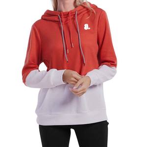 เสื้อฮู้ดผู้หญิงโอเวอร์ไซส์ผ้าคอตตอน100% ใหม่ฤดูหนาวผ้าฟลีซเฮฟวี่เวทปักโลโก้พิมพ์ลาย - Product Image 4