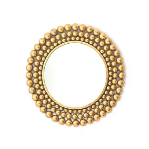 Miroir en métal moderne fait à la main décoration murale forme personnalisable prix de gros pour les occasions de mariage à la maison - Product Image 1