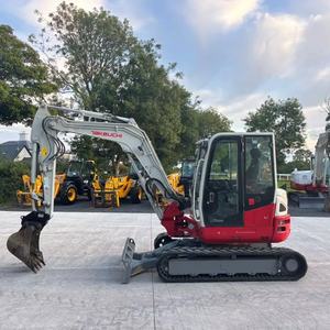 Excavadora Mini Usada Original Takeuchi TB260 de 6 Toneladas, Oruga, Duradera, con Motor Hidráulico Yunnei de 35kw de Potencia y Bajo Ruido, Venta al por Mayor desde Japón - Product Image 4