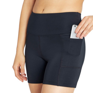 Shorts de cyclisme et de sport pour femme 2024 à séchage rapide en Spandex, personnalisables, design fitness pour cycliste, respirants, taille élastique haute - Product Image 1