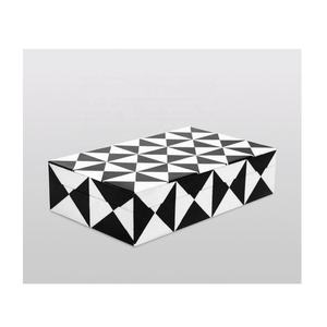 กล่องของขวัญที่ว่างเปล่างานหัตถกรรมไม้และเรซิ่นสำหรับตกแต่งงานแฮนด์เมดโบราณกล่องของขวัญขนมหวาน - Product Image 2