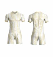 Jersey Sepak Bola Sublimasi Kualitas Pakistan 100% Poliester untuk Dewasa, Lengan Pendek Musim Panas untuk Klub dan Tim