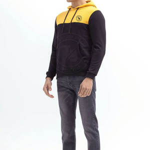 Sweatshirts à capuche grande taille pour hommes 100% coton de haute qualité, respirants et écologiques, à séchage rapide, teints en couleur unie pour l'hiver - Product Image 3