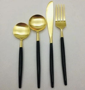 Luxury 5PCS Flatware <b>Set</b> With Premium <b>Gold</b> Plated Utensil Special For Wedding Home Decor Tableware <b>Cutlery</b> <b>Set</b> At Best Price - Product Image 5