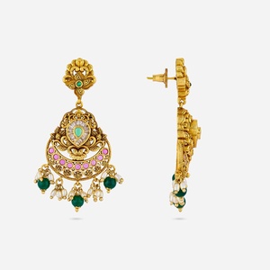 Collar de Aleación de Zinc con Diseño de Flores en Oro Antiguo para Mujer, Listo para Bodas, 188668 - Product Image 6