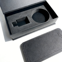 Boîte en papier rigide magnétique portable personnalisée, écologique, avec finition UV et insert en EVA |   Emballage cadeau électronique pour batterie externe