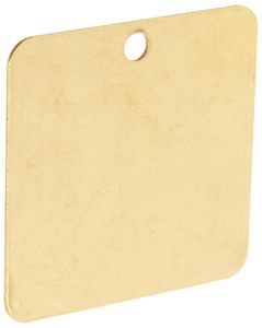 Proveedor mayorista de placas de latón para estampado, etiqueta de identificación para perro de 1 pulgada x 2 pulgadas con un orificio, latón de 0.032 pulgadas - Product Image 5