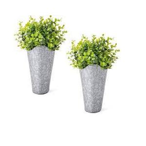 กระถางชุบสังกะสีติดผนังดีไซน์คลาสสิกกระถางต้นไม้โลโก้ปรับขนาดได้ - Product Image 1