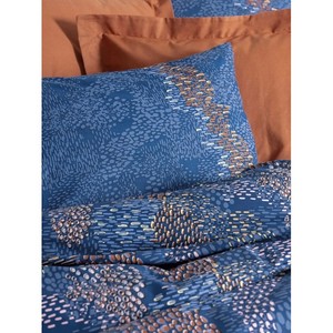 Ensemble housse de couette simple cannelle Collection boîte en coton Tedriç - Product Image 2