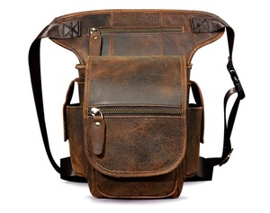 Dernière conception 2024 sac à jambes en cuir Mini sac de taille en cuir personnalisé pour LB-0001 unisexe - Product Image 1